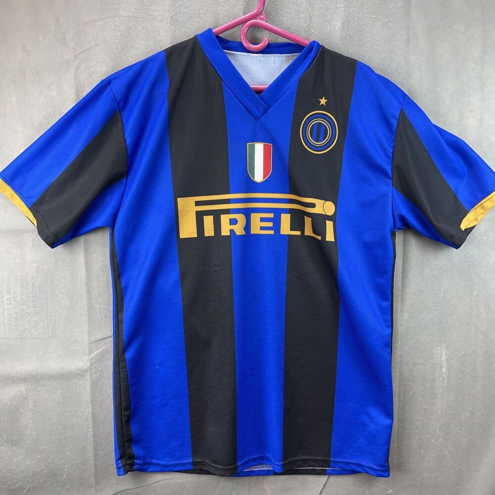 Inter Milan Home Jersey #8 Ibrahimovic Pirelli L